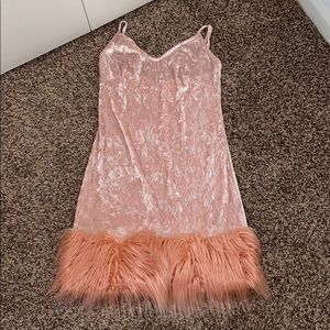 Crushed Velvet Dress